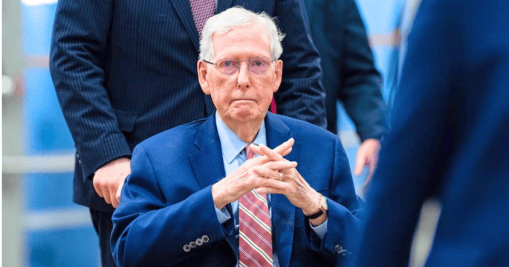 Mitch McConnell Returns for Key Senate Vote
