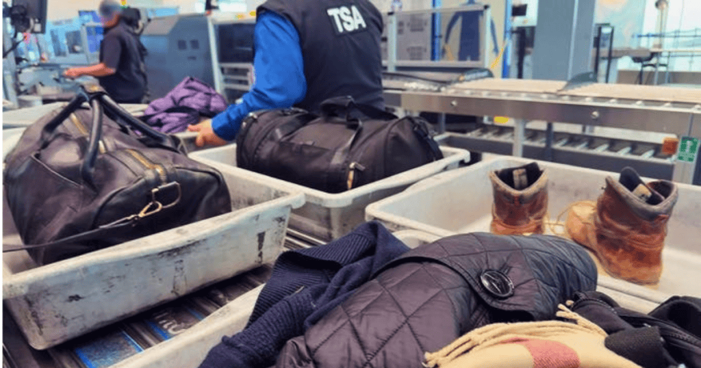 Airport X-Ray Exposes Knife Hidden in Carry-On