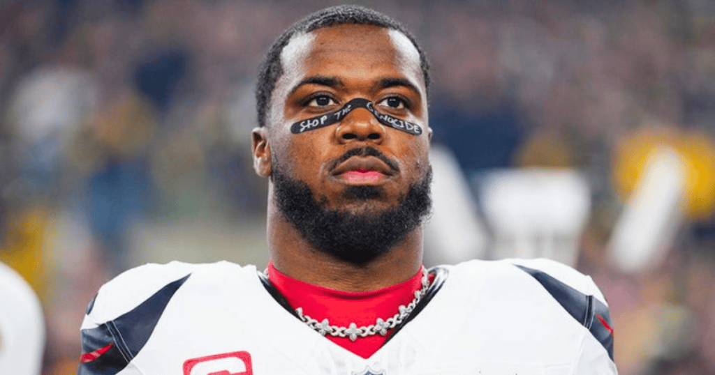NFL Fines Azeez Al-Shaair Again Over Eye Black
