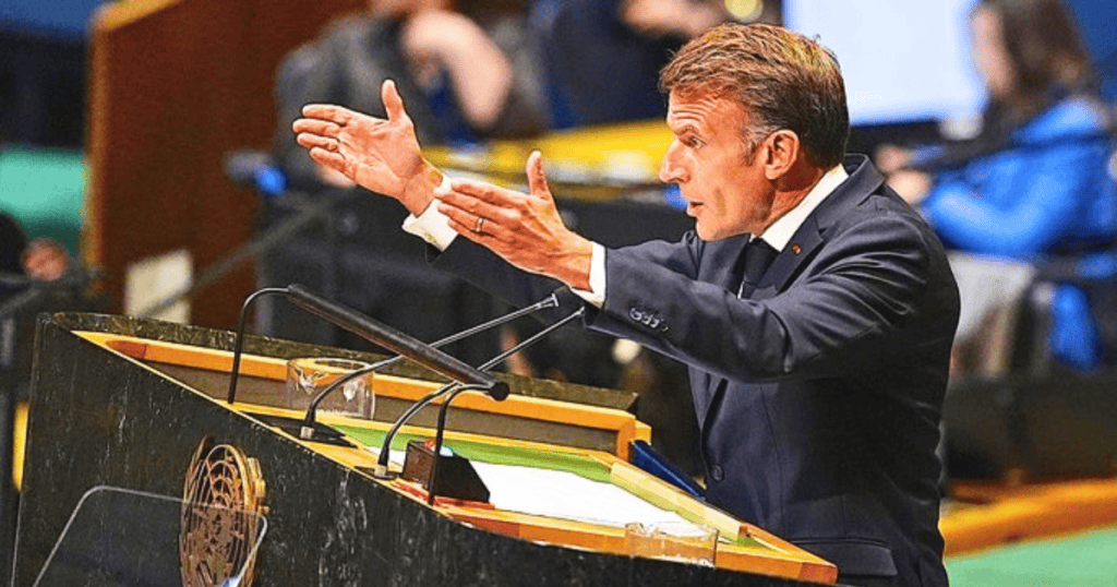Macron's UN Remarks Spark Uproar Over West Bank