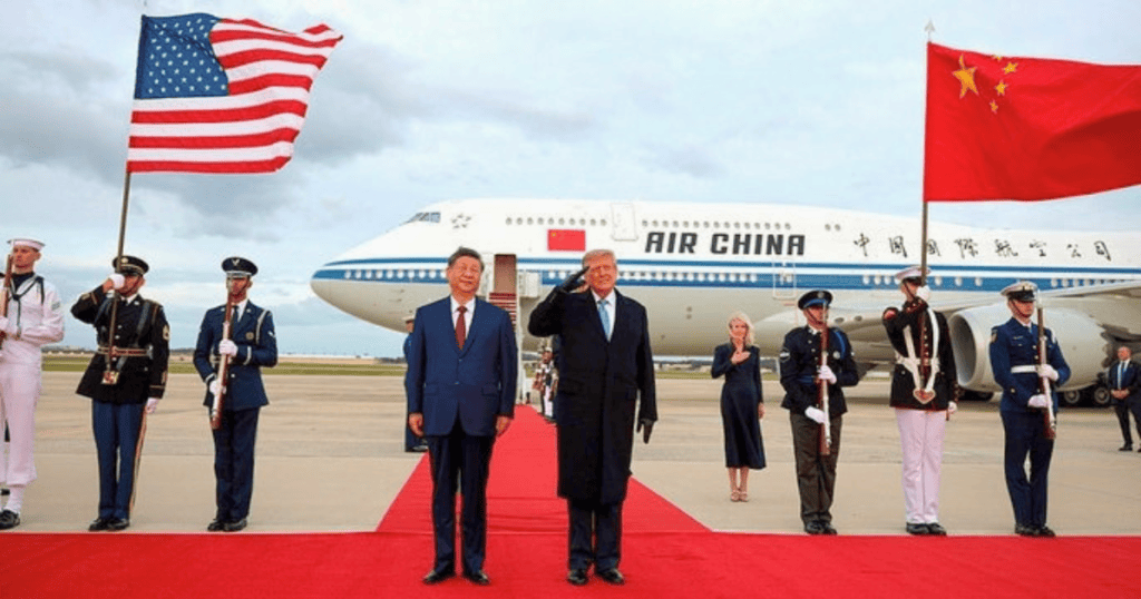 Trump Takes Xi to National Archives in Symbolic Summit Finale