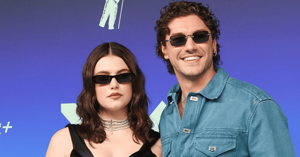Off Campus Stars Ella Bright and Belmont Cameli at MTV VMAs 2026