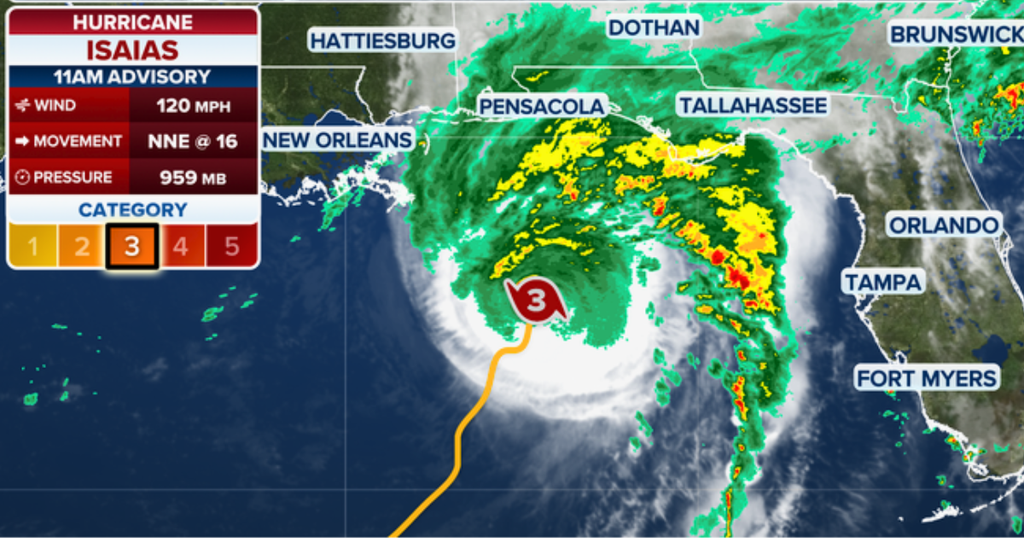 Hurricane Isaias Hits Cat 3: Landfall Hours Away