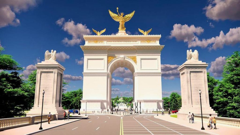 Trump’s Triumphal Arch Hits Major Milestone Amid Fierce Debate